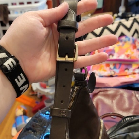 Dooney and Bourke Brown Nylon Zip Purse - Picture 7 of 12